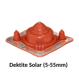 Red silicone Dektite Solar 5-55mm